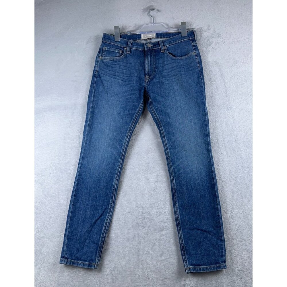 Everlane Skinny Jeans Womens Size 28 Ankle Mid Rise Medium Wash Stretch Blue
